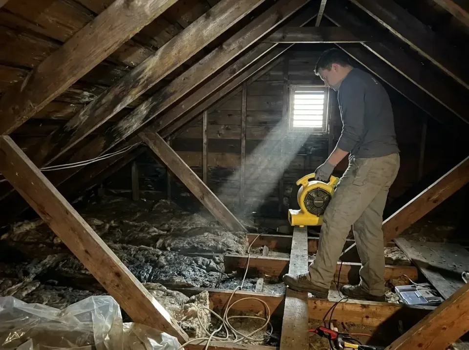 attic-water-damage-drying-proc-007 — frequently asked questions, Emergency Water Extraction & 24/7 Flood Response in Darling…